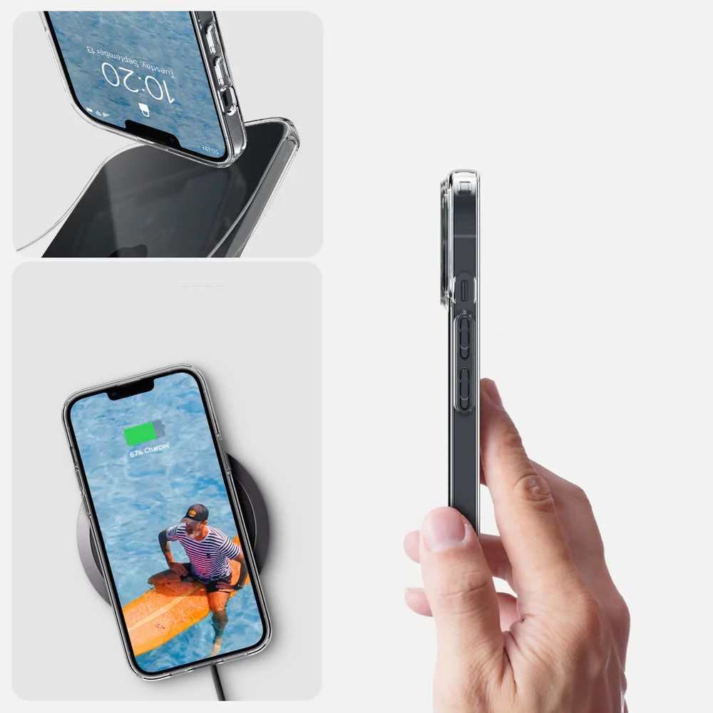 Elastyczne etui Spigen Liquid Crystal do iPhone 14 Plus